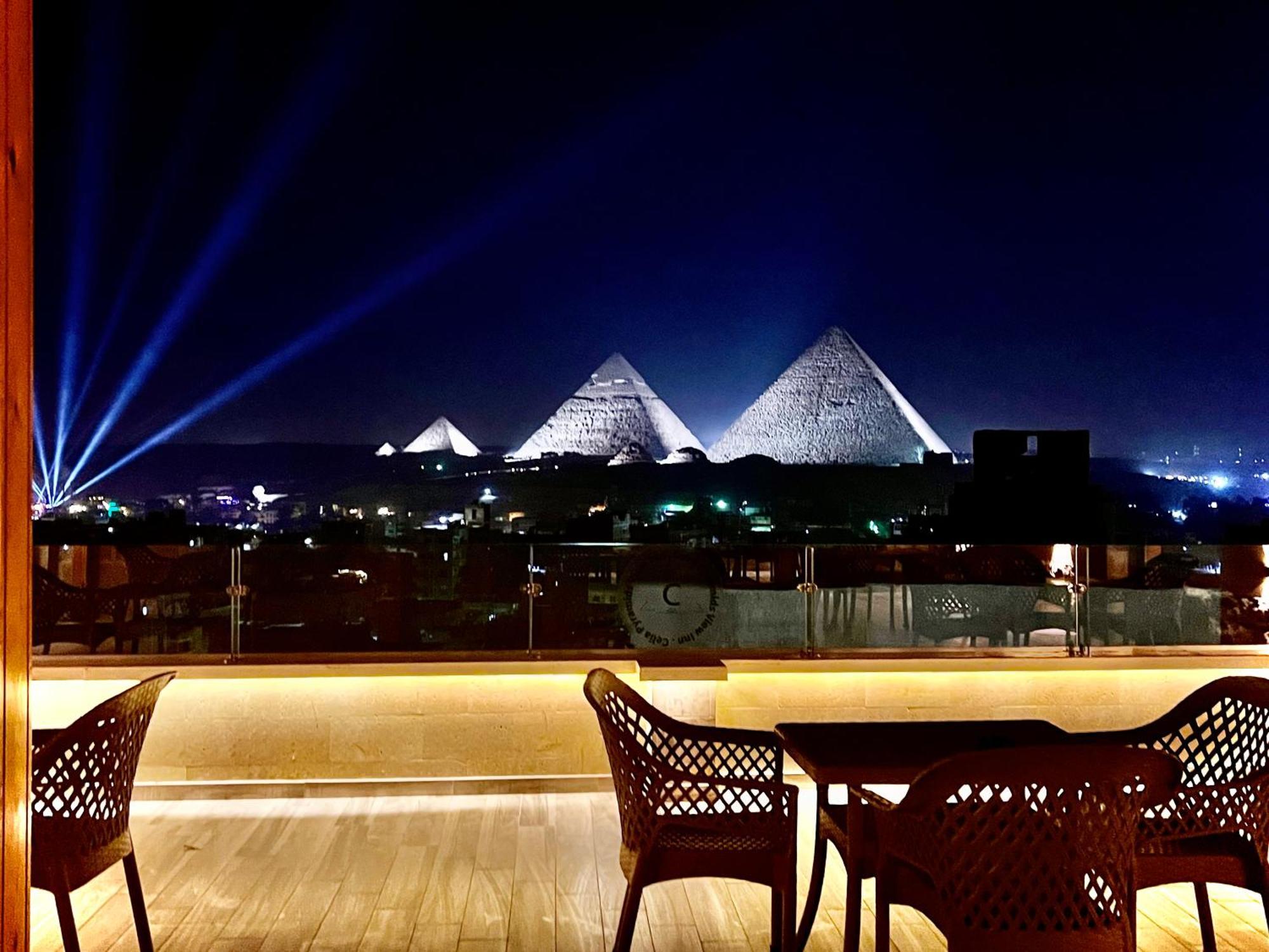 Celia Pyramids View Inn Nazlet el-Sîsi Esterno foto