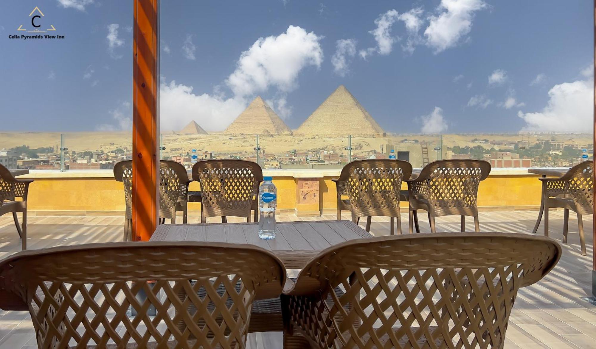 Celia Pyramids View Inn Nazlet el-Sîsi Esterno foto
