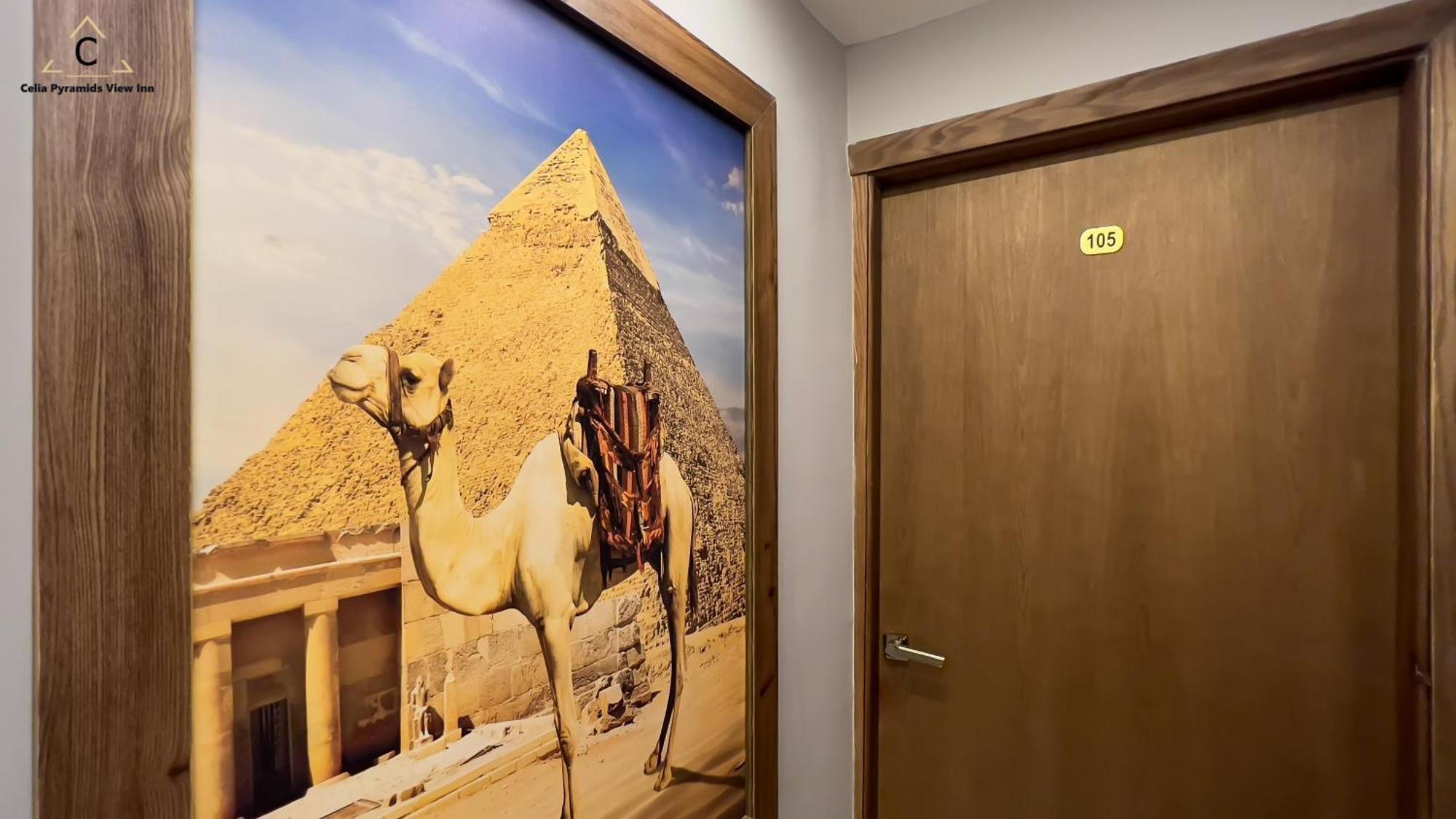 Celia Pyramids View Inn Nazlet el-Sîsi Esterno foto