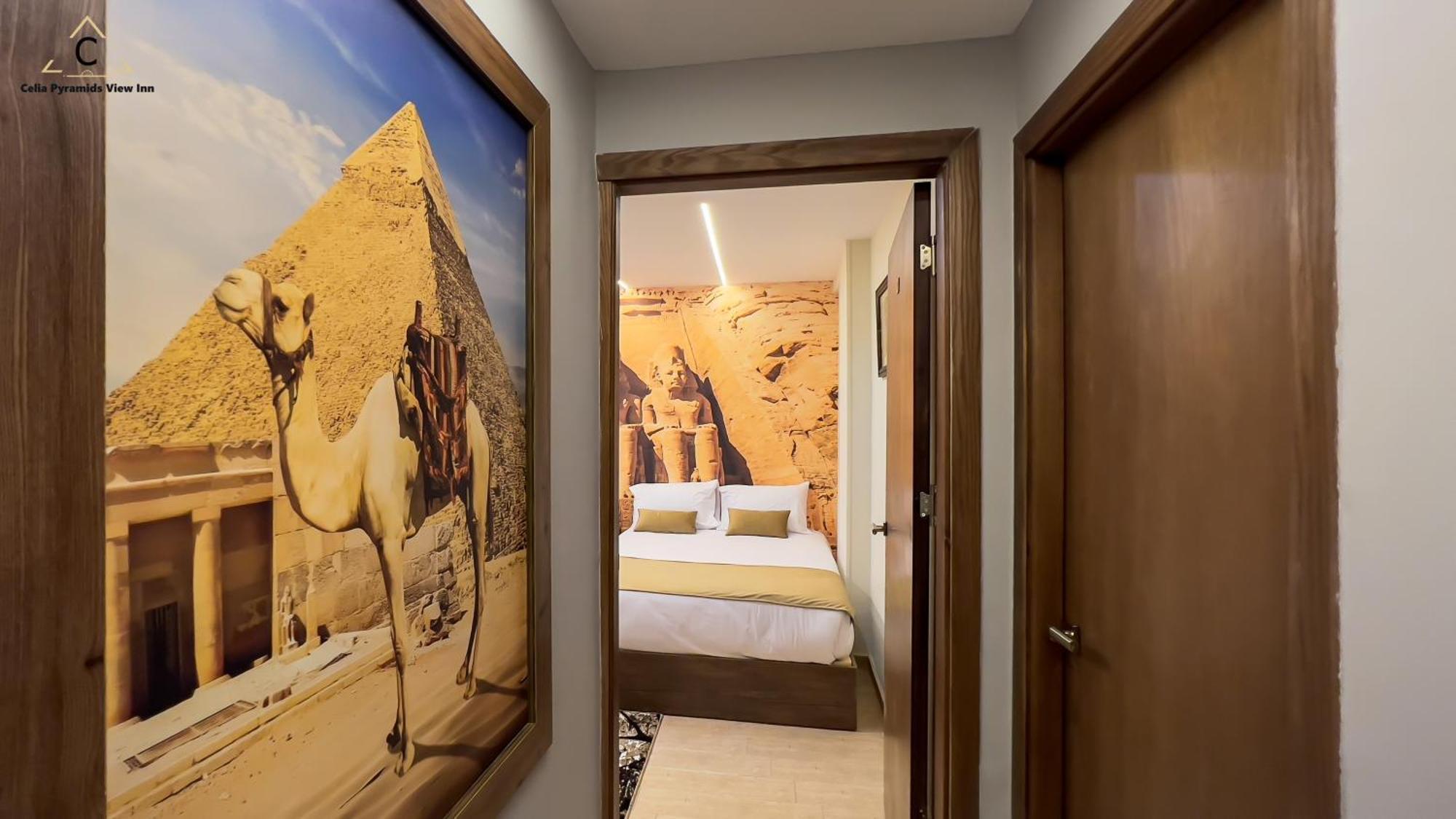 Celia Pyramids View Inn Nazlet el-Sîsi Esterno foto