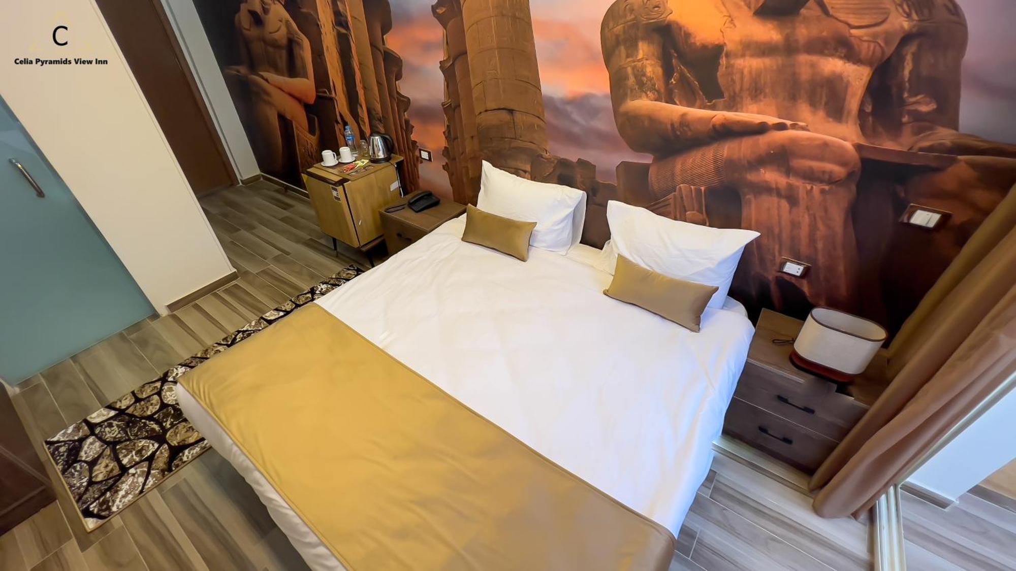 Celia Pyramids View Inn Nazlet el-Sîsi Esterno foto