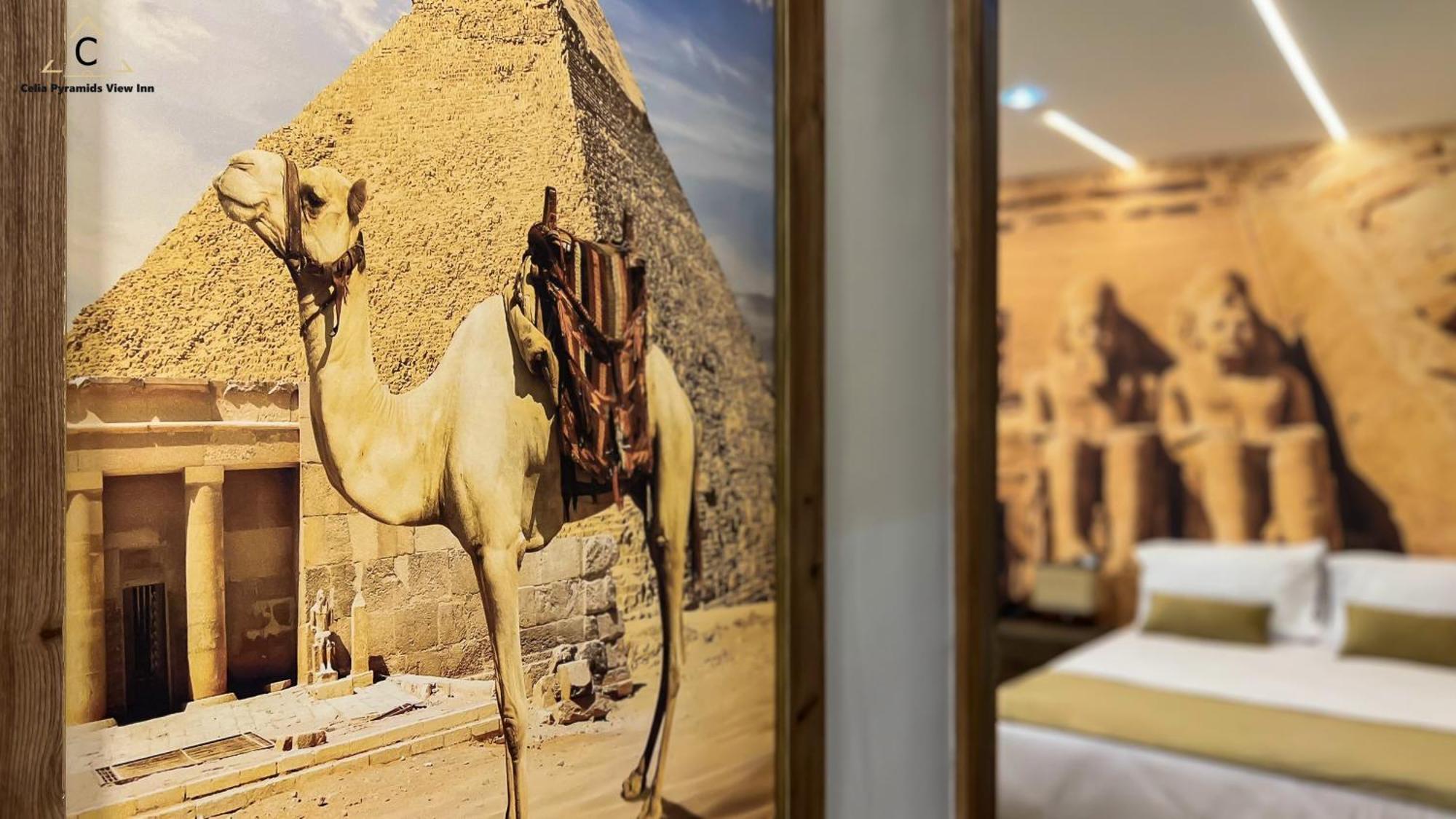 Celia Pyramids View Inn Nazlet el-Sîsi Esterno foto