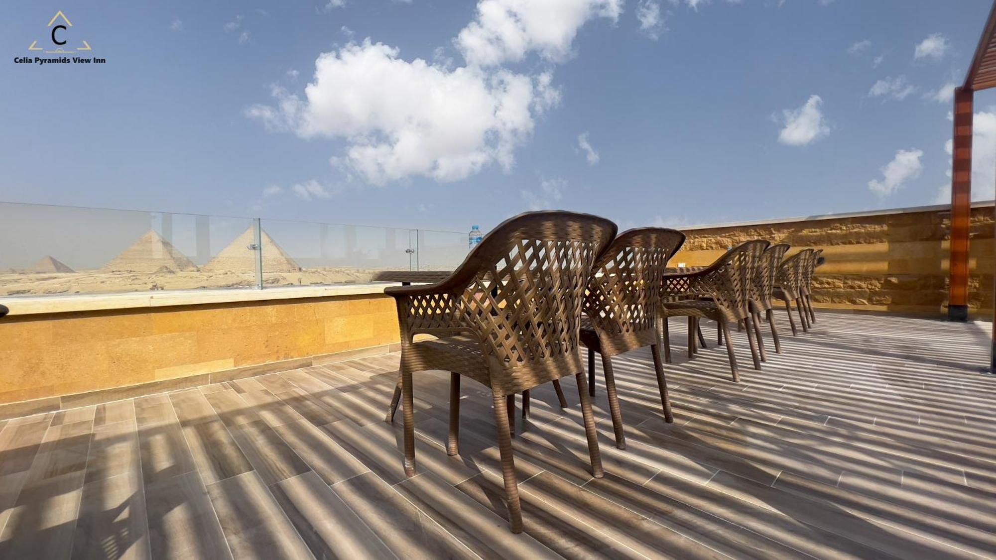Celia Pyramids View Inn Nazlet el-Sîsi Esterno foto