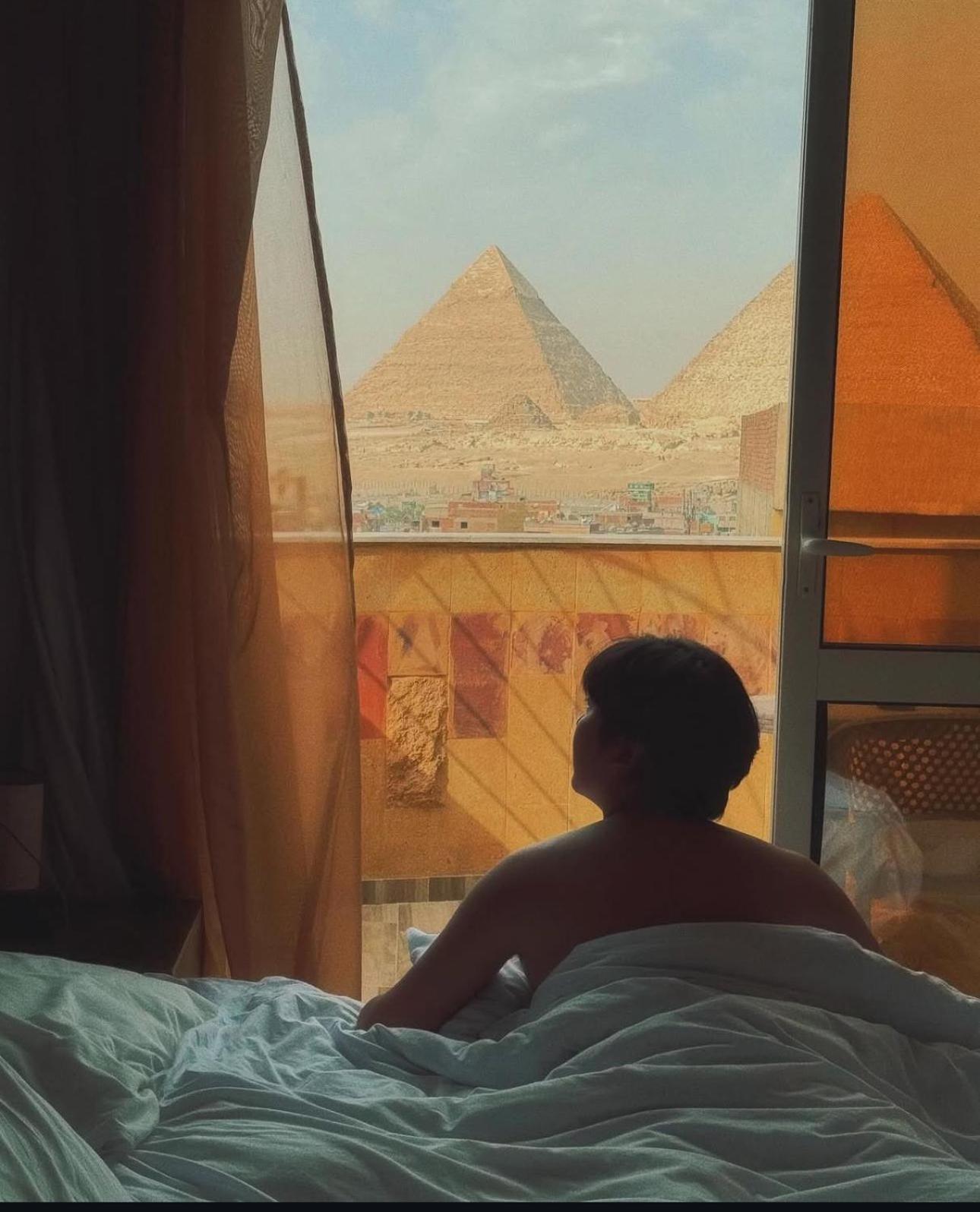 Celia Pyramids View Inn Nazlet el-Sîsi Esterno foto